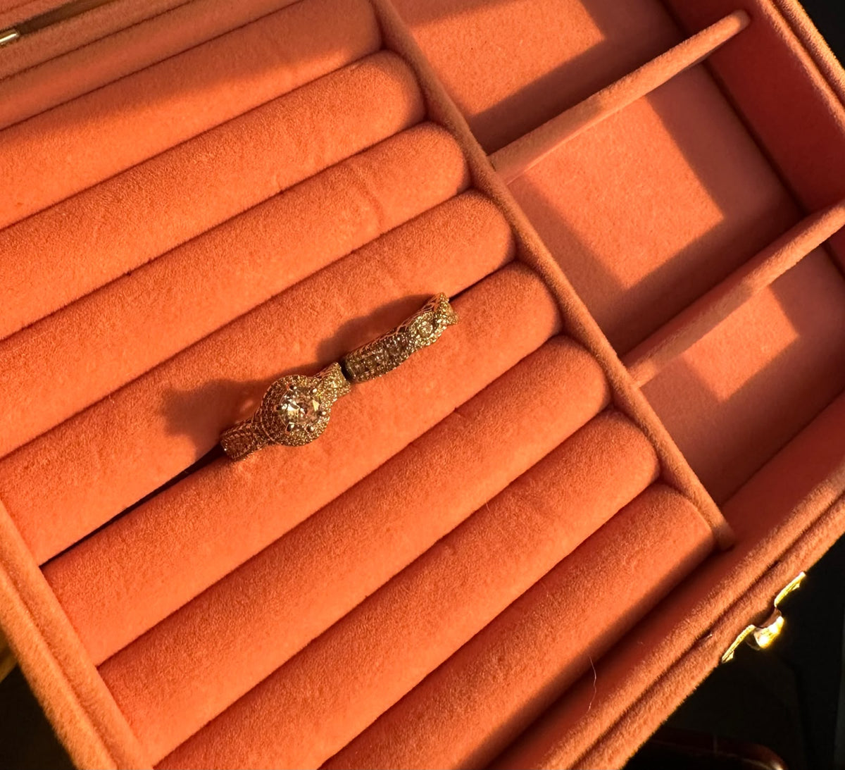 Royal Sparkle Duo Rings