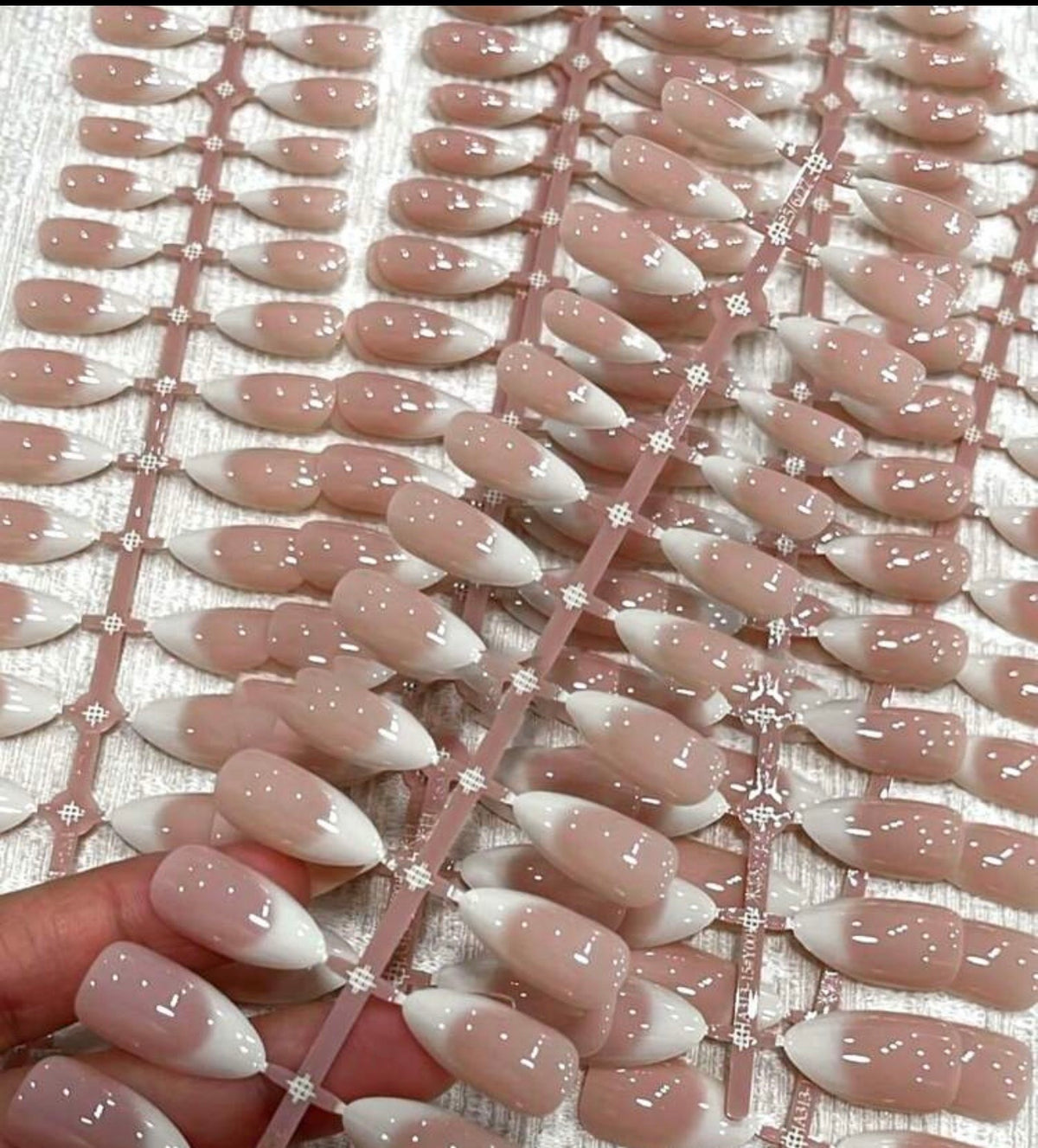 Hyper Realistic French nails