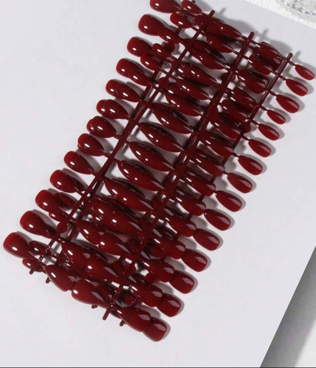 Cherry Gloss Press-On Nails