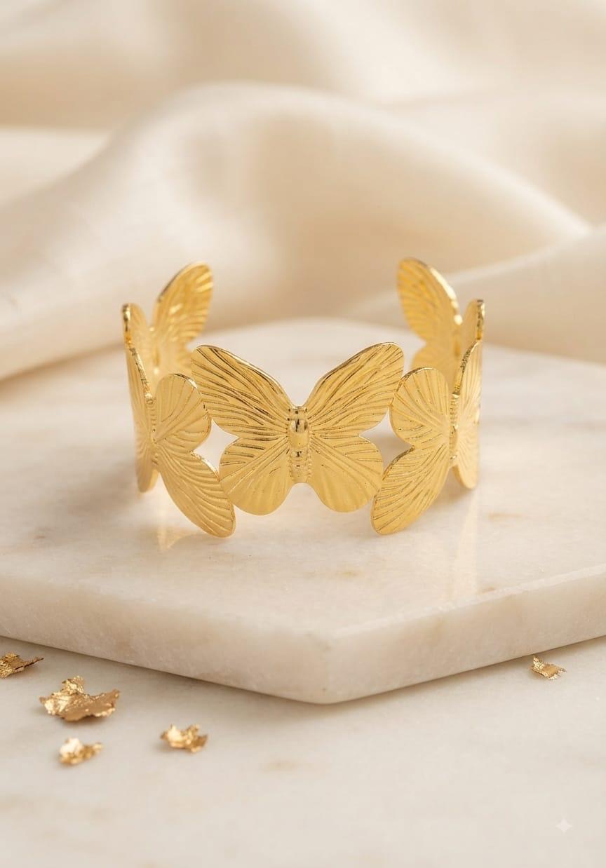 Golden Flutter Cuff