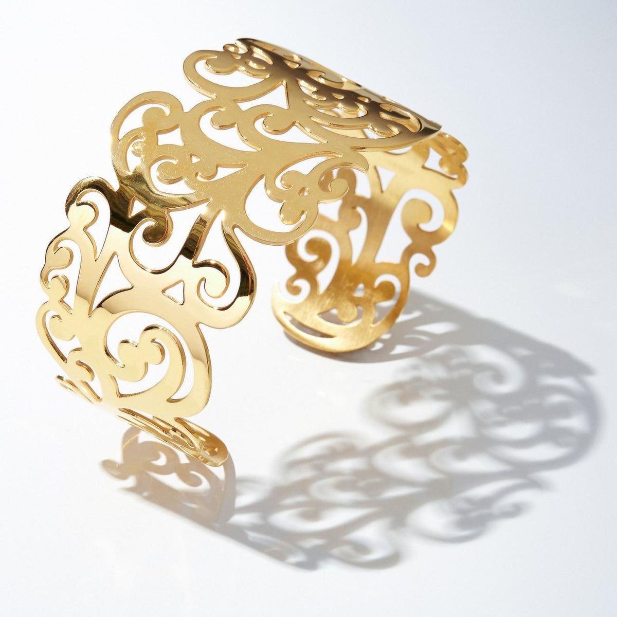 Golden Filigree Cuff
