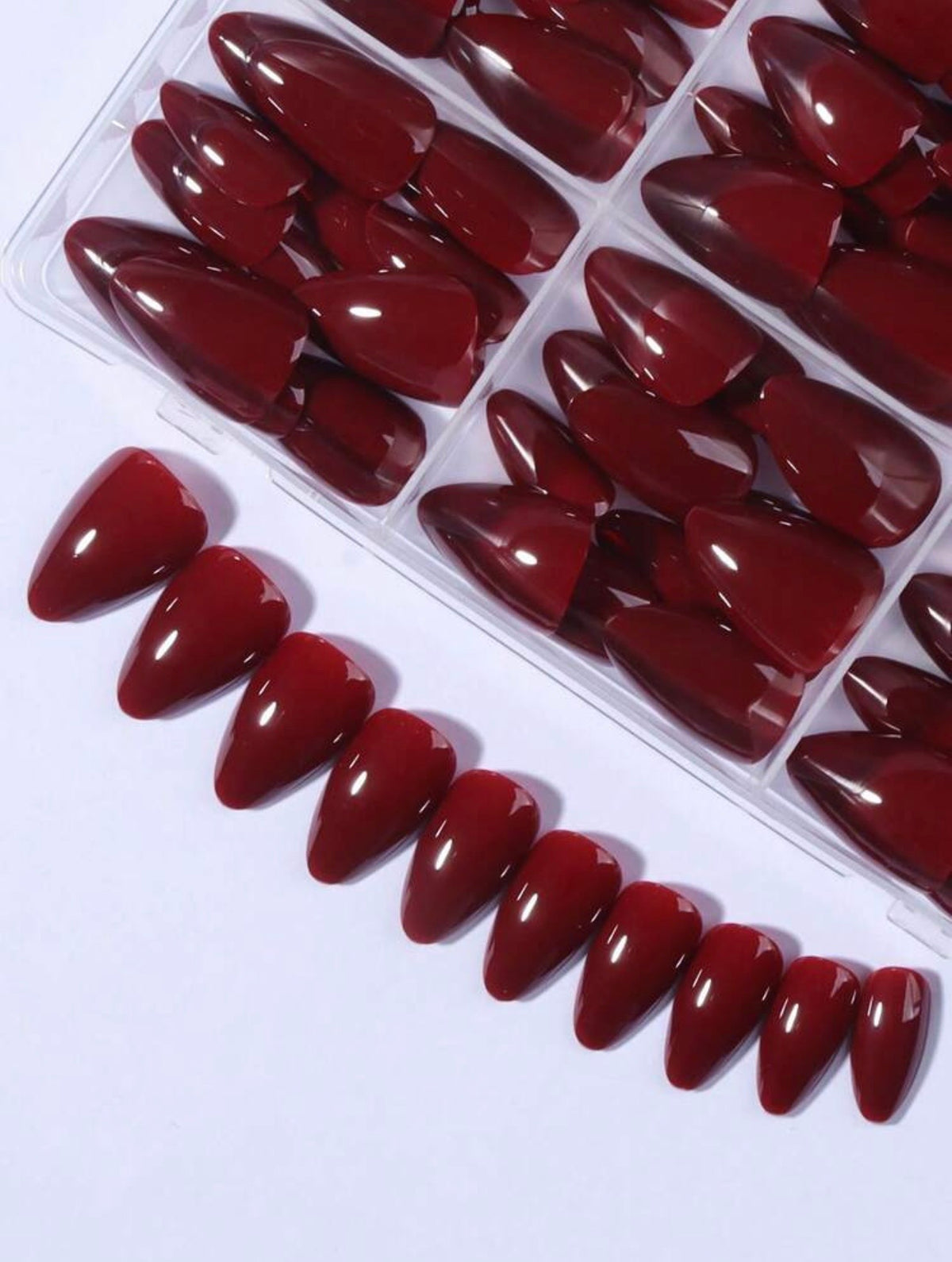 Cherry Gloss Press-On Nails