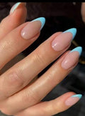 Baby Blue French Tips