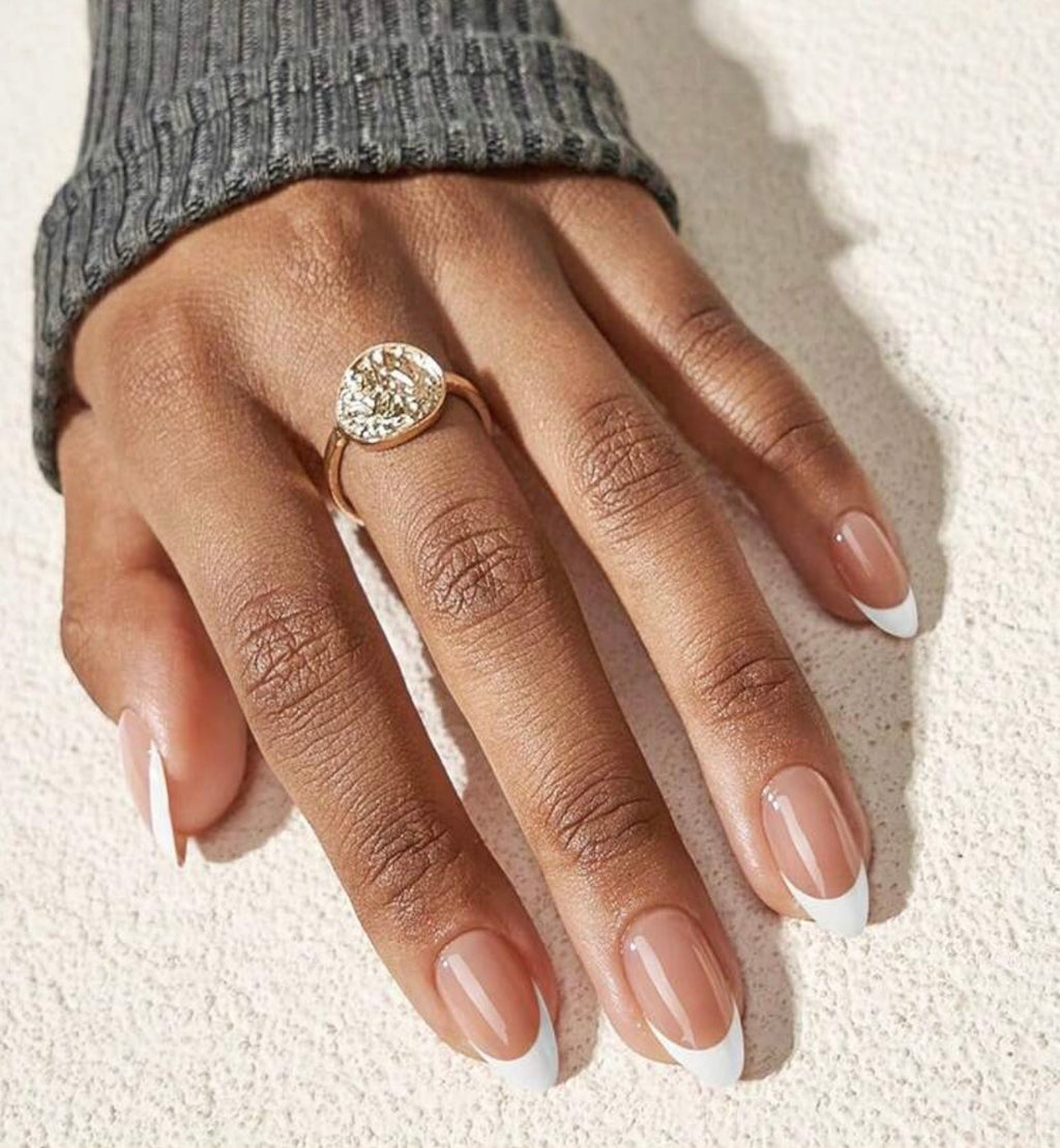 Dusty Pink French Tips