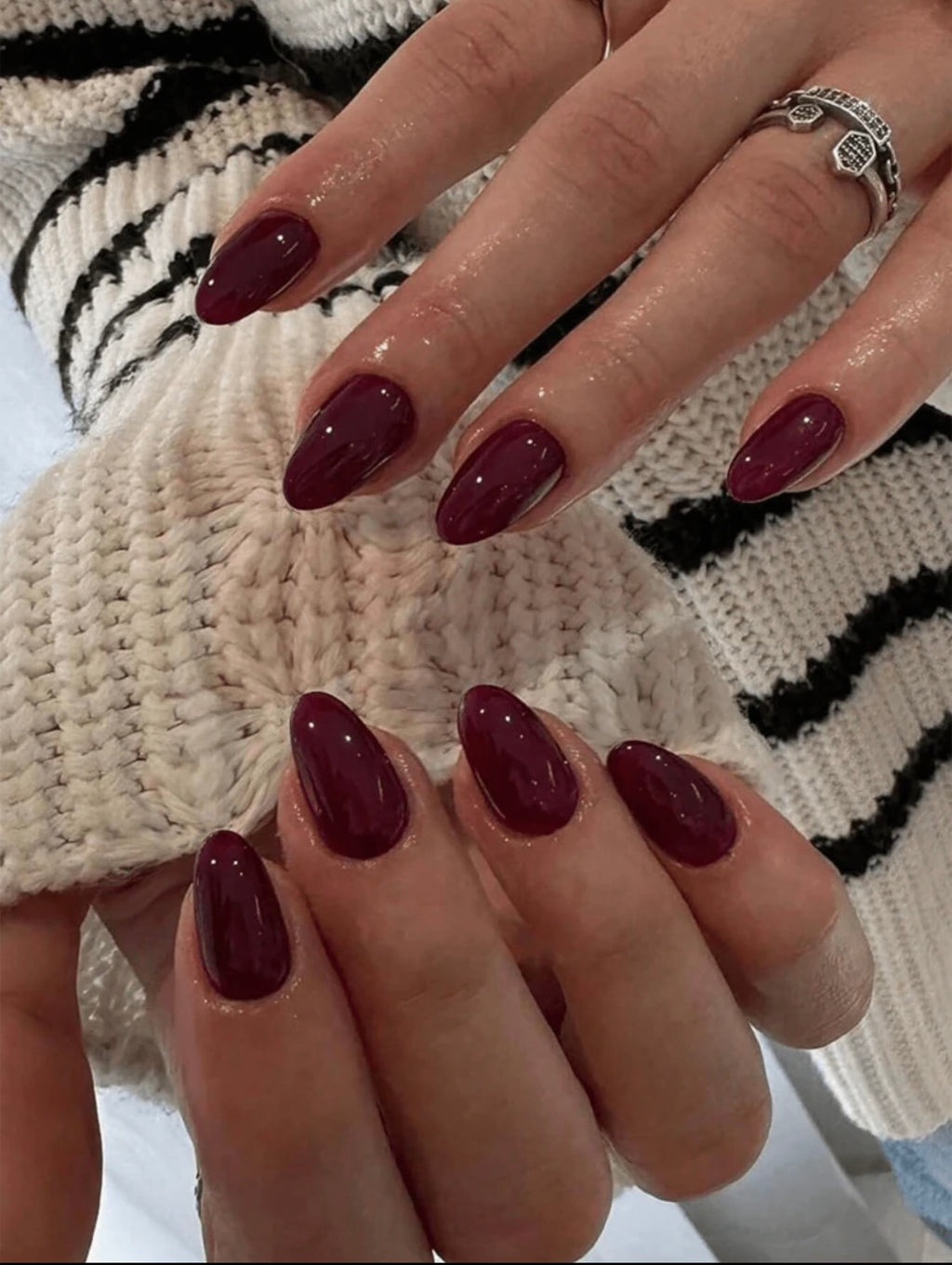 Cherry Gloss Press-On Nails