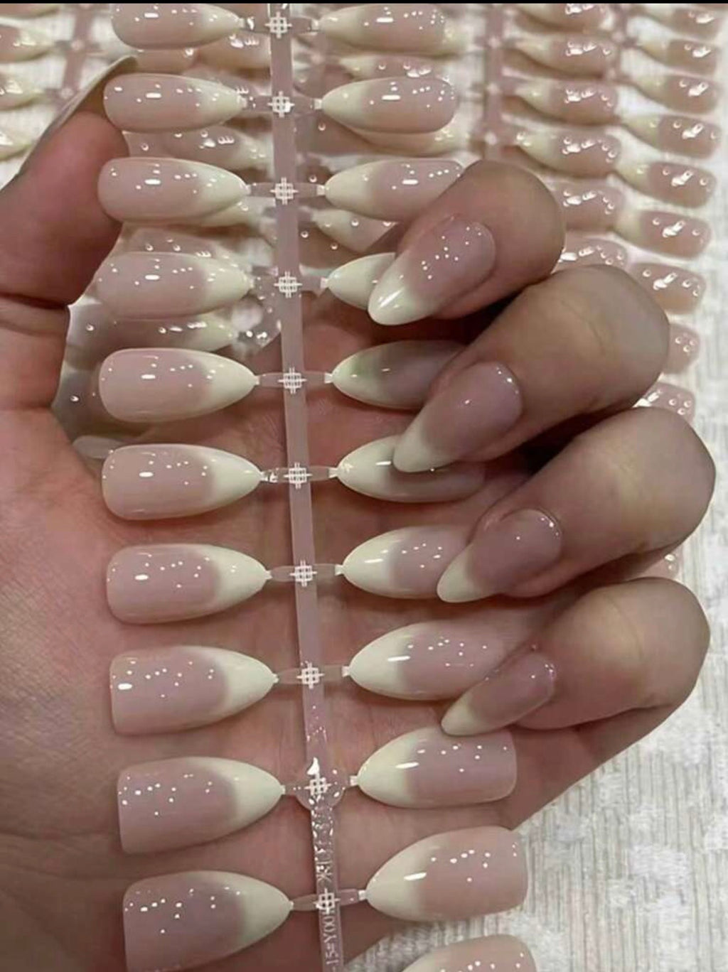Hyper Realistic French nails