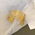 Golden Filigree Cuff