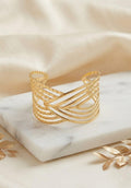 Golden Wave Cuff