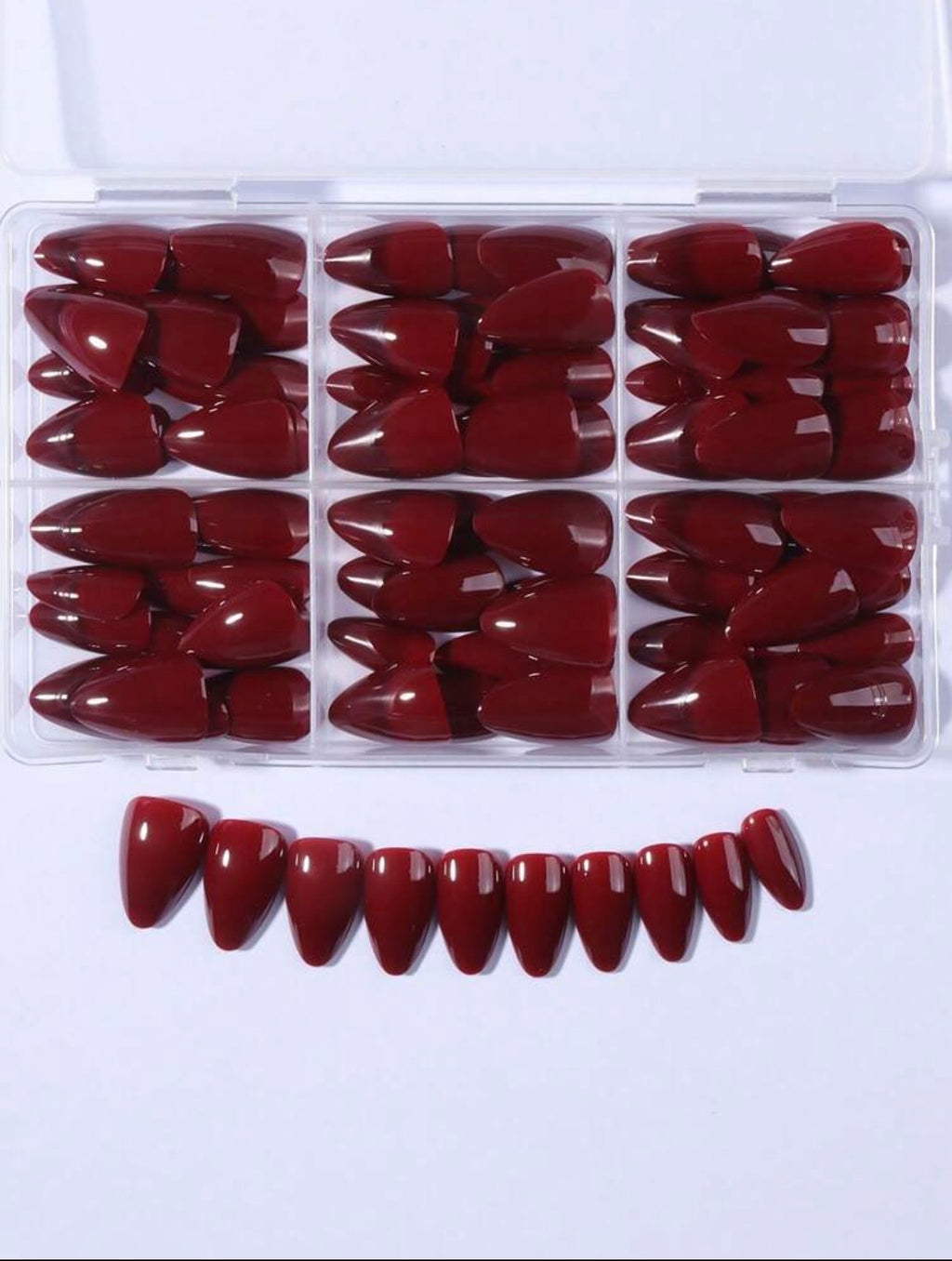 Cherry Gloss Press-On Nails