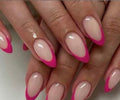 Hot Pink French Tips
