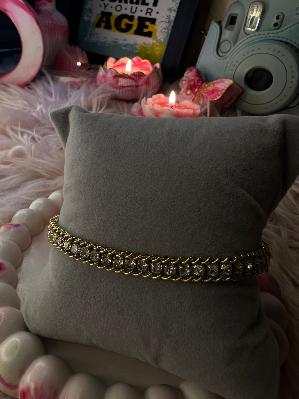 Golden Heart Chain Bracelet