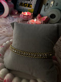 Golden Heart Chain Bracelet