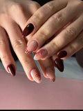 Mocha Bloom Nails