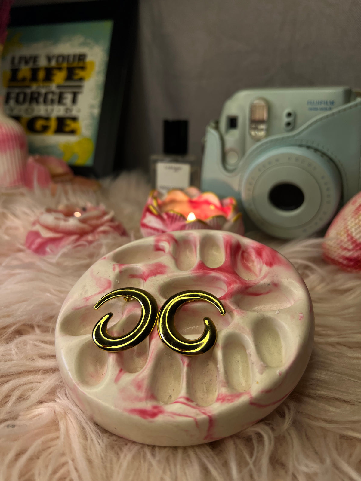 Golden Spiral Earings
