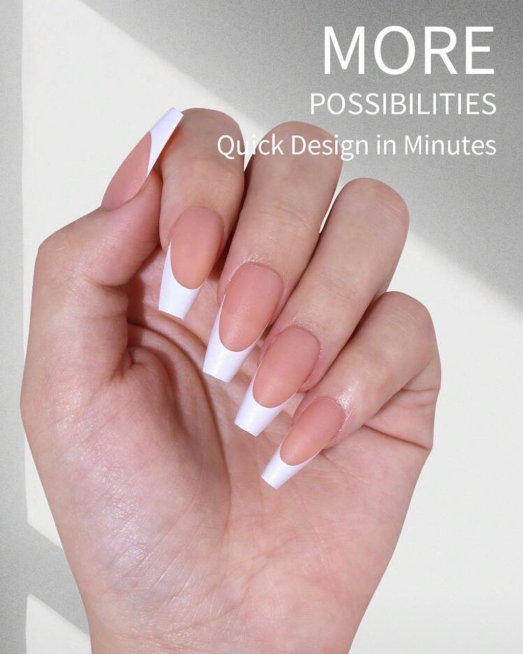 Blush Pink Classic French Tip Press-On Nails
