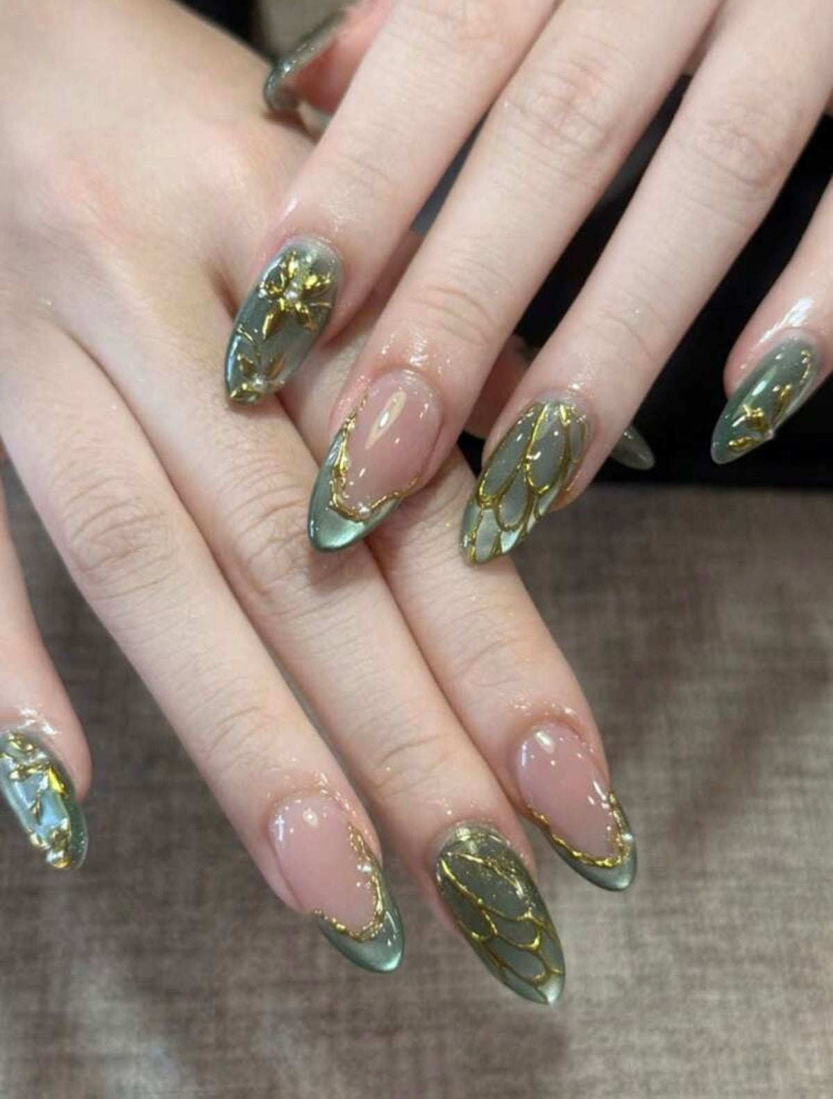 Sage Luxe Gold