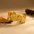 Golden Orbit Cuff